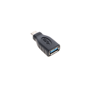 Produktbillede af Jabra USB-C adapter. Denne adapter gør det muligt at forbinde dit USB-headset med en USB-C port.