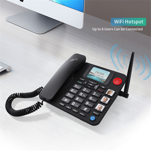 4G senior mobil bordtelefon f58
