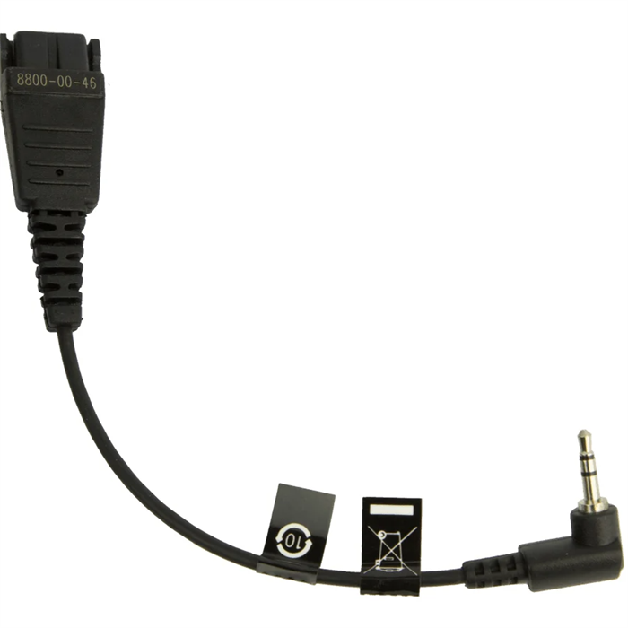 Produktbillede af Jabra kabel til hovedsæt - mikrostik til Quick Disconnect.