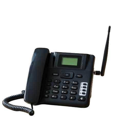 4G Bordtelefon (sort) til simkort 