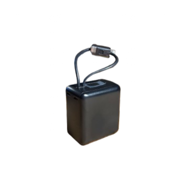 Black square Powerbank - 20.000 mAh