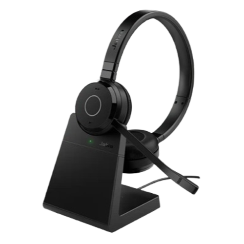 Jabra Evolve 65 UC Stereo med ladestander 
