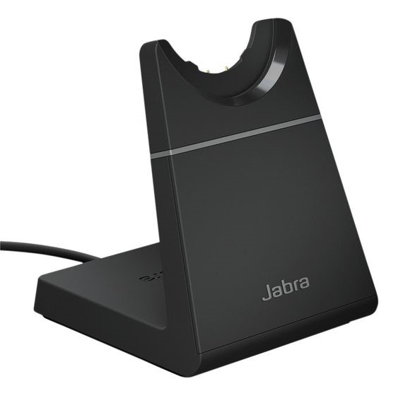 Produktbillede af Jabra Evolve2 65 ladestander USB-A black. Jabra Evolve2 65 ladestander USB-A Sort.
