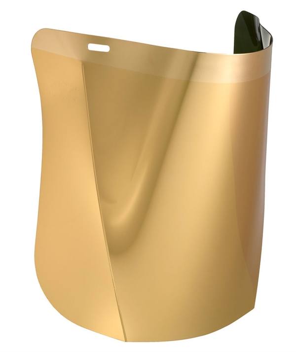 Produktbillede af SAFE visir med guldbelægning, polykarbonat.