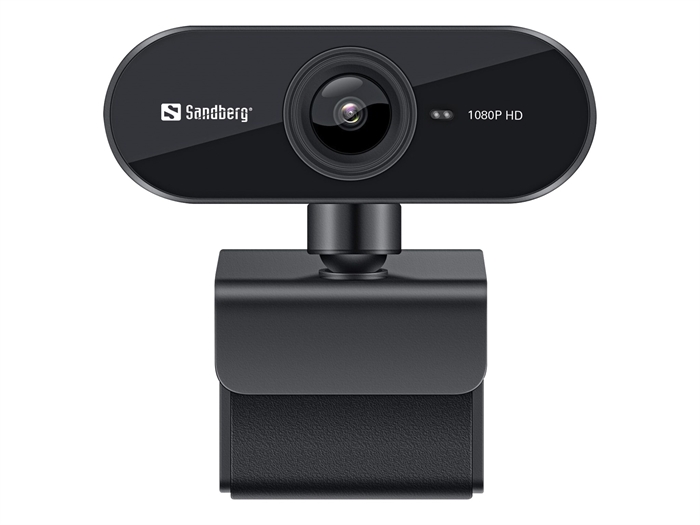 Produktbillede af Sandberg USB Webcam Flex 1080P HD, Black. Køb Sandberg USB Webcam Flex 1080P HD i sort.