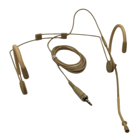 Scanmic headset mikrofon (kugle) minijack omløber, beige