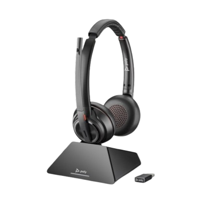 Poly Savi 8220 UC DECT Duo m. ANC/USB-A/Microsoft