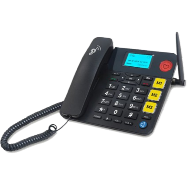 4G senior mobil bordtelefon 