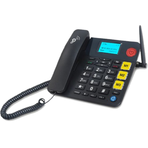 4G senior mobil bordtelefon  