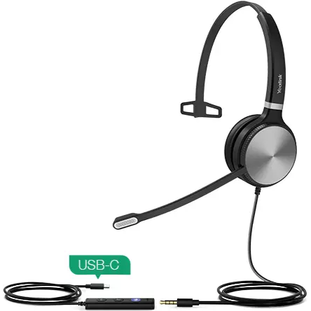 Yealink UH36 Mono Headset, Teams, USB-C