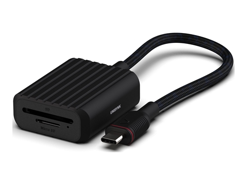 UNISYNK USB-C til Card Adapter SD microSD Black