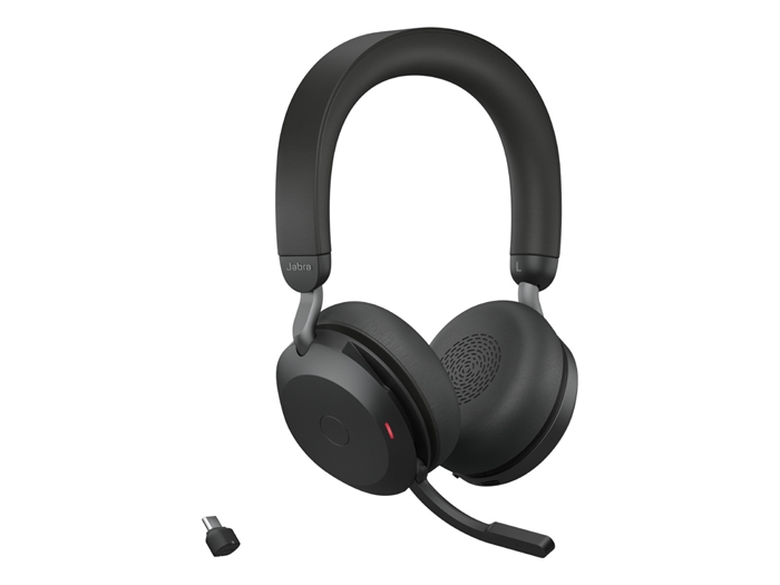 Jabra Evolve2 75 Link380c UC Stereo Stand Sort - billede 3