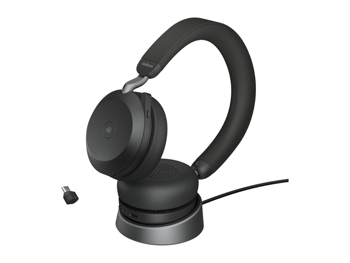 Jabra Evolve2 75 Link380c MS Stereo Stand Sort - billede 4