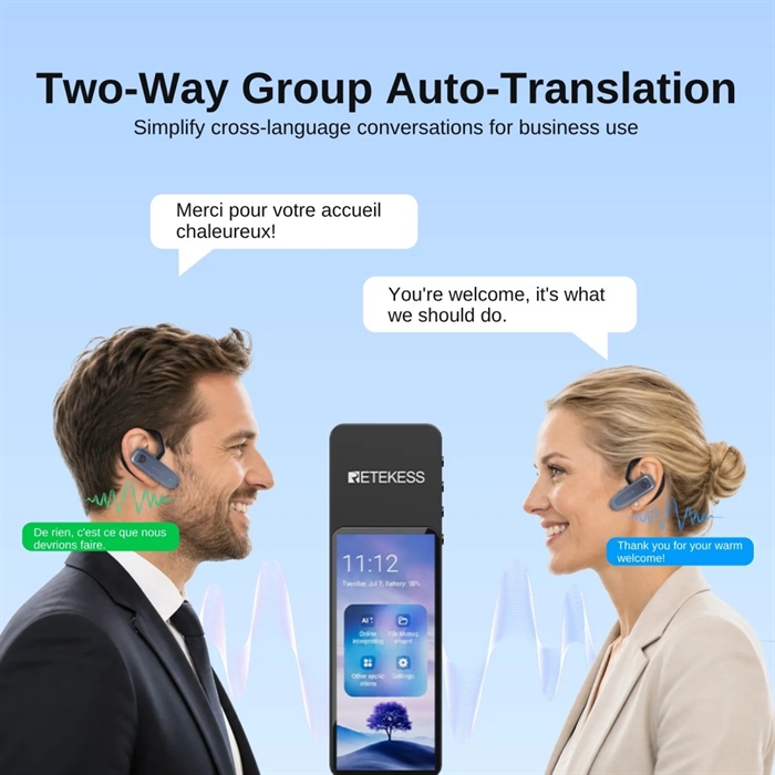 AudioPlus AI-oversættelsessystem TT136 – 15 personer - billede 6