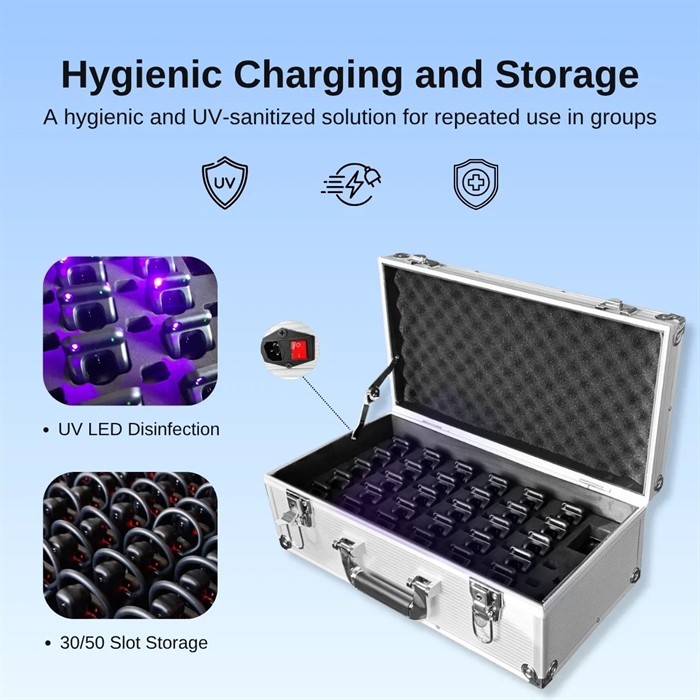 AudioPlus AI-oversættelsessystem TT136 – 25 personer med ladekuffert - billede 11