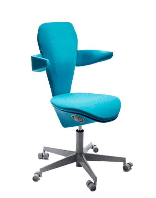 Officeline Lei M. LumbarFlex U. Armlæn Sort 