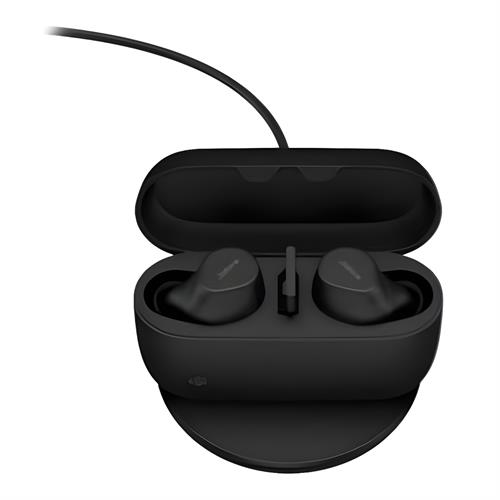 Evolve2 Buds MS, Link 380a, USB-C to USB-A cable inkl. cradle og wireless charg.pad
