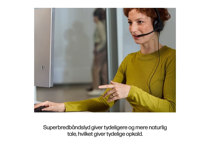 HP Poly Mission 415 mono headset set skråt forfra - billede 9