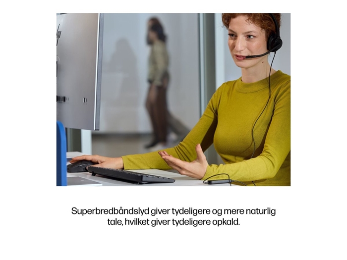 HP Poly Mission 415 Classic mono headset set skråt forfra - billede 10