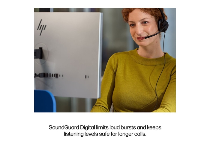 HP Poly Mission 415 Classic mono headset set skråt forfra - billede 9