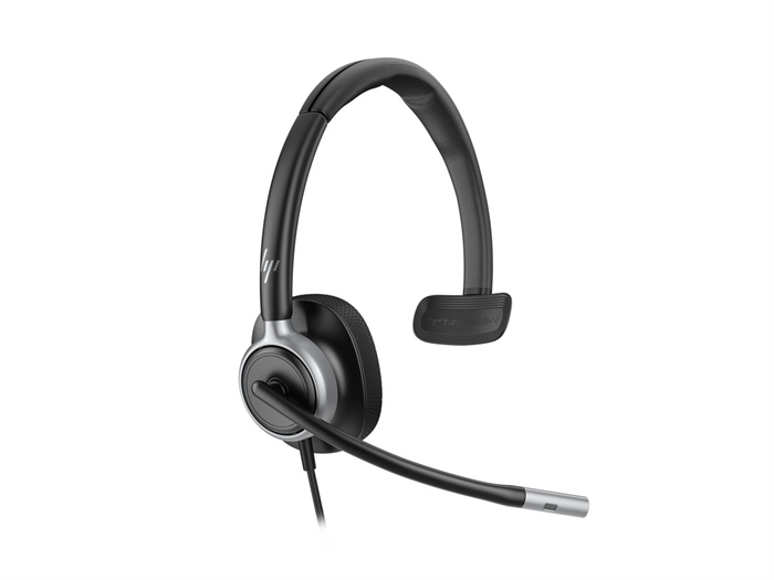 HP Poly Mission 615 mono headset set skråt forfra - billede 3