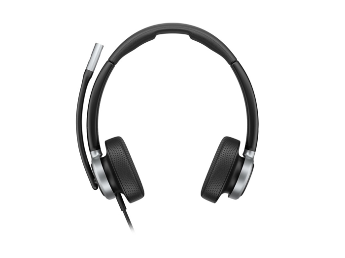 HP Poly Mission 625 stereo headset set skråt forfra - billede 2