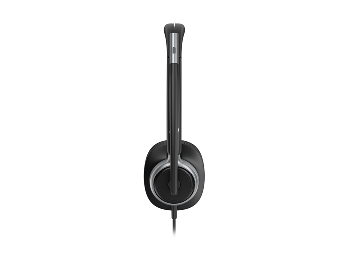 HP Poly Mission 625 stereo headset set forfra i vinkel - billede 3