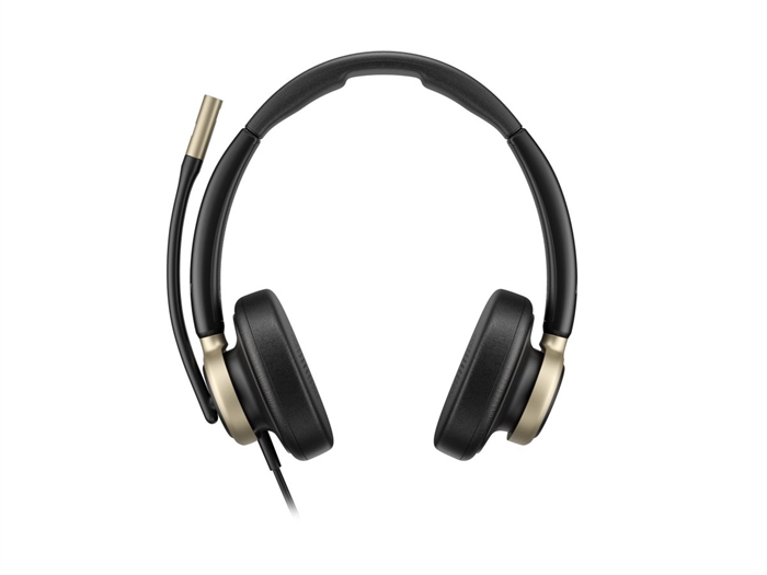 HP Poly Mission 825 stereo headset set skråt forfra - billede 2