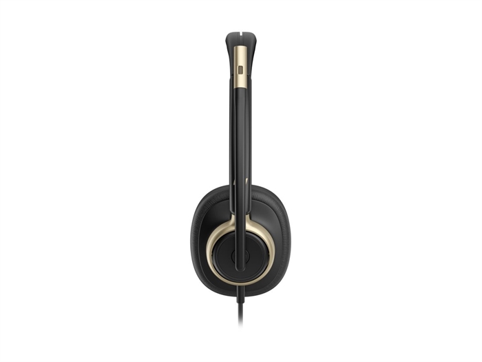 HP Poly Mission 825 stereo headset set skråt forfra - billede 4