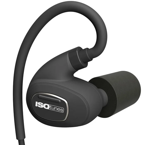 ISOtunes PRO v2 Sort Bluetooth støj-isolerende høretelefoner