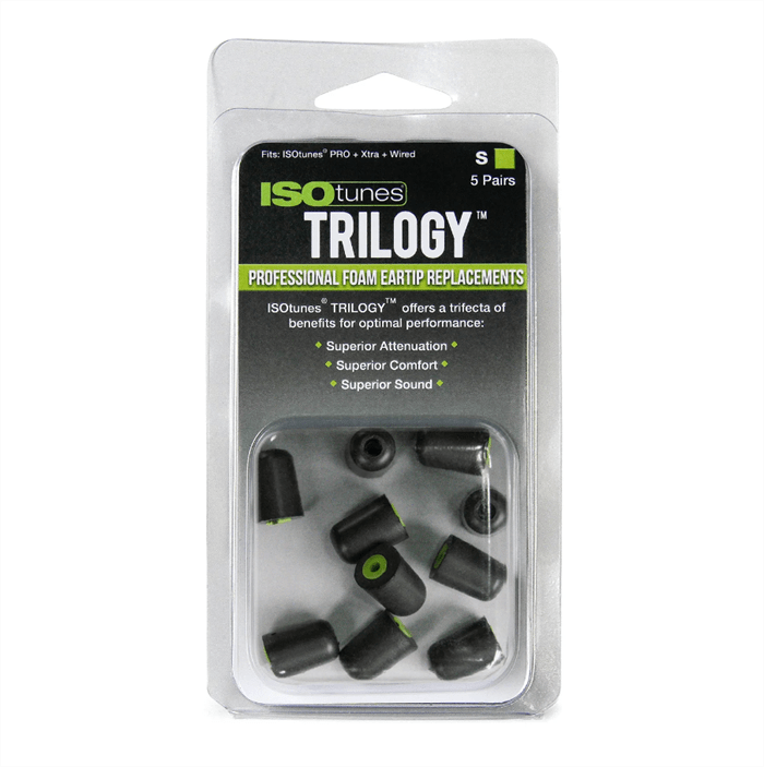 ISotunes ørepropper PR S for Trilogy small - grøn