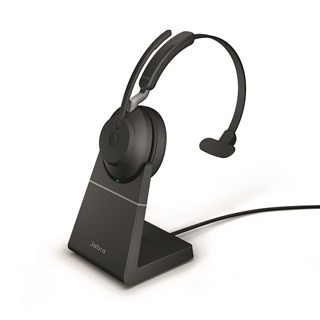 Jabra Evolve2 65 UC Mono USB-A med ladestander