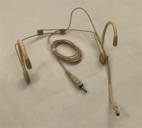 Scanmic headset mikrofon (kugle) minijack omløber, beige