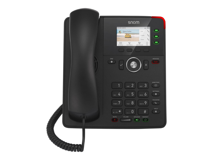 Produktbillede af Snom D717 VOIP Bordelefon (SIP), Gigabit sort.