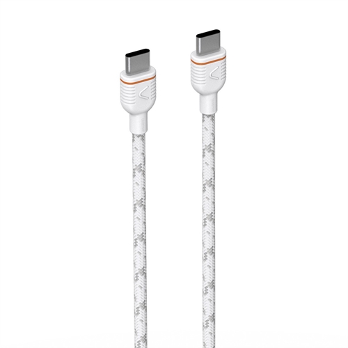 Unisynk USB-C til USB-C Kabel 240W Hvid 2m