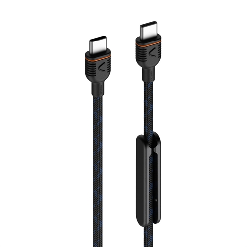 UNISYNK USB-C til USB-C Kabel USB 2.0 60W Sort 2m
