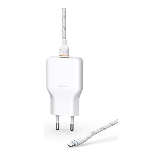 Unisynk USB-C Wall Charger 36W with 2 m Lightning cable Hvid (retail)